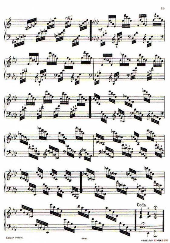 School of the Virtuoso Op.365（60首钢琴高级练习曲·6）