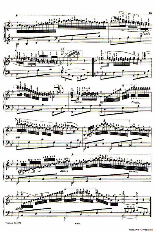 School of the Virtuoso Op.365（60首钢琴高级练习曲·5）