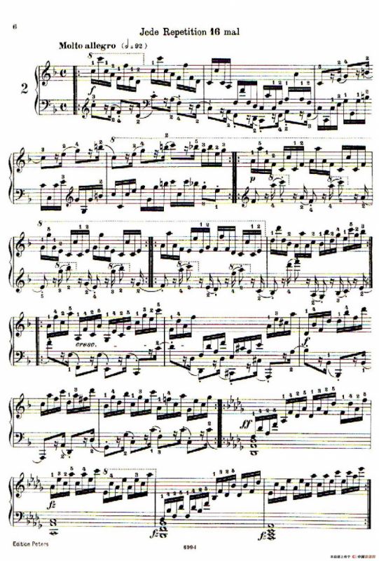 School of the Virtuoso Op.365（60首钢琴高级练习曲·2）