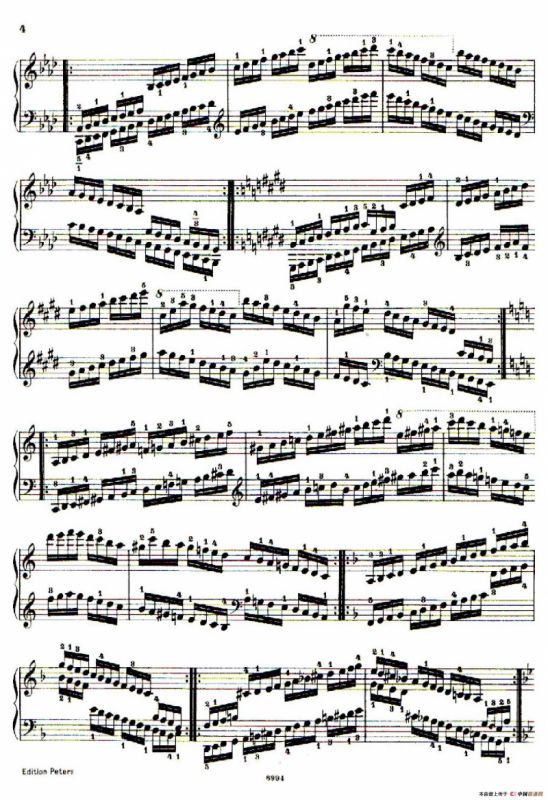 School of the Virtuoso Op.365（60首钢琴高级练习曲·1）