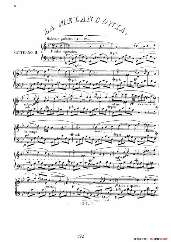 3 Nocturnes Caractéristiques Op·45（3首个性夜曲·2）