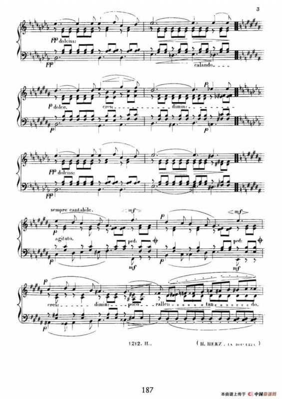 3 Nocturnes Caractéristiques Op·45（3首个性夜曲·1）