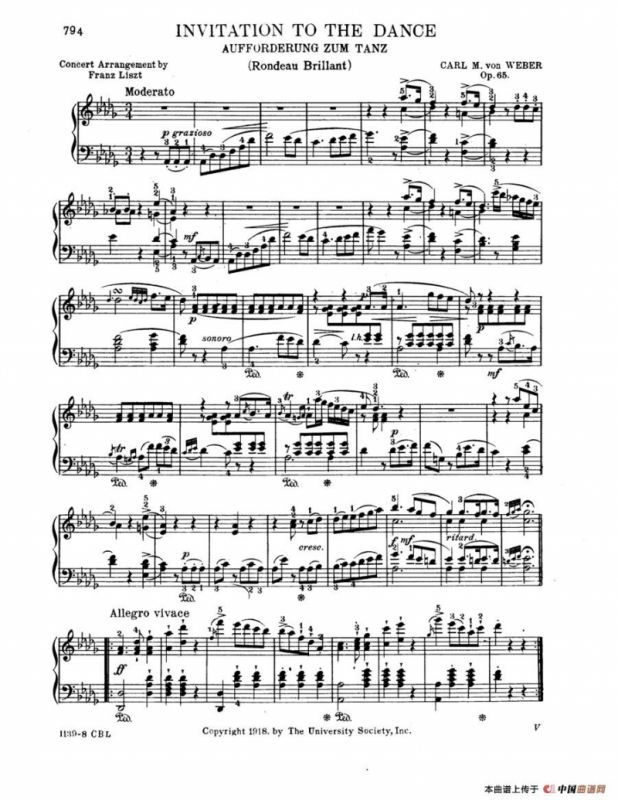 Invitation to the Dance Op·65（邀舞）