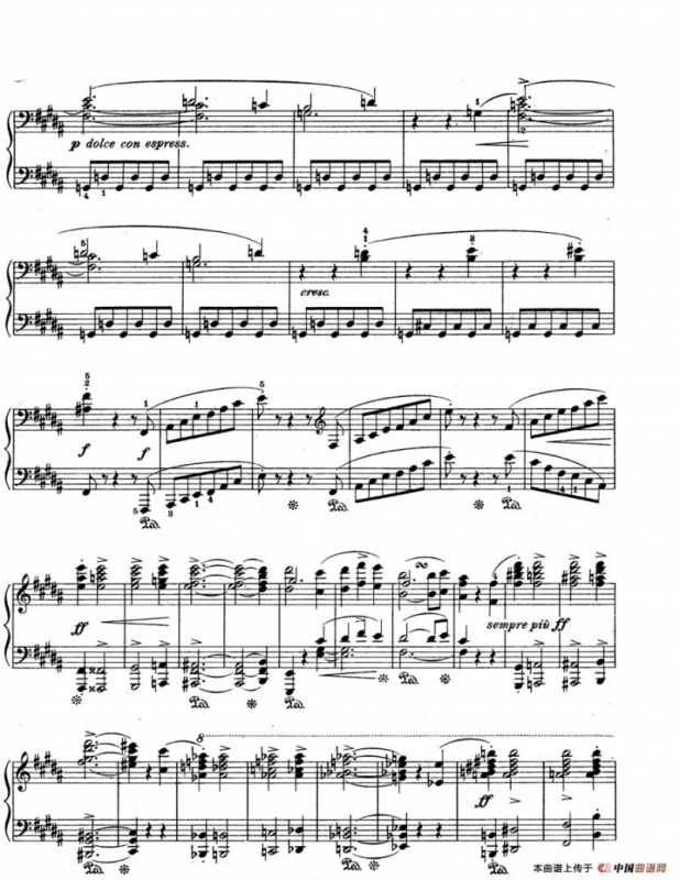 Scherzo in e flat Min Op·4（降e小调谐谑曲）