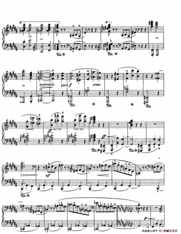 Scherzo in e flat Min Op·4（降e小调谐谑曲）