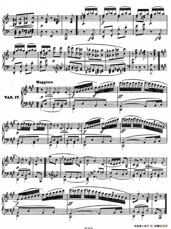 12 Variations on a Dance by Wrantizky WoO 71（伍拉尼茨基舞曲主题变奏曲）