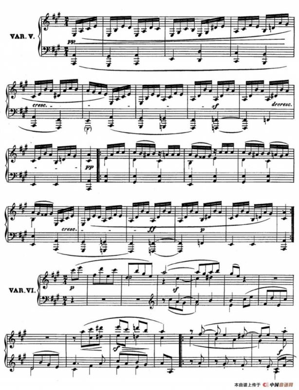 12 Variations on a Dance by Wrantizky WoO 71（伍拉尼茨基舞曲主题变奏曲）