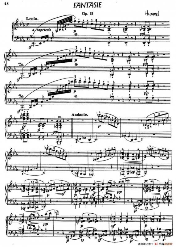 Fantasie in E flat Maj Op·18（降E大调幻想曲）