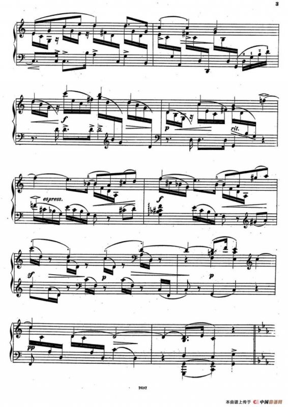 Nachtstücke Op·28（4首夜曲·1）