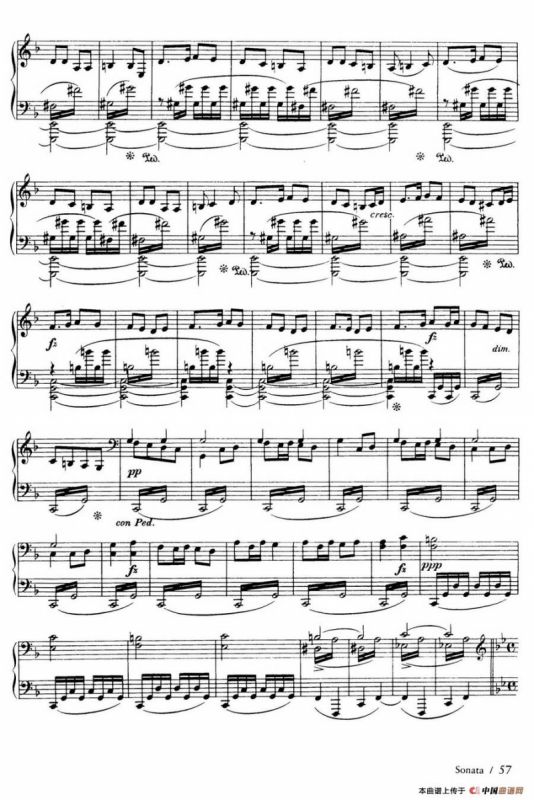 Piano Sonata in F Maj Op·12（F大调钢琴奏鸣曲·第三乐章）