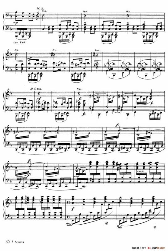 Piano Sonata in F Maj Op·12（F大调钢琴奏鸣曲·第三乐章）