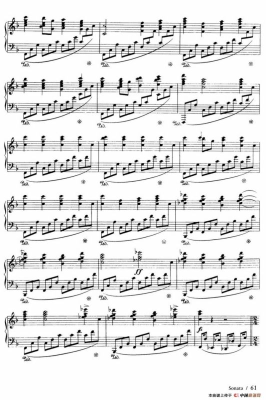 Piano Sonata in F Maj Op·12（F大调钢琴奏鸣曲·第三乐章）