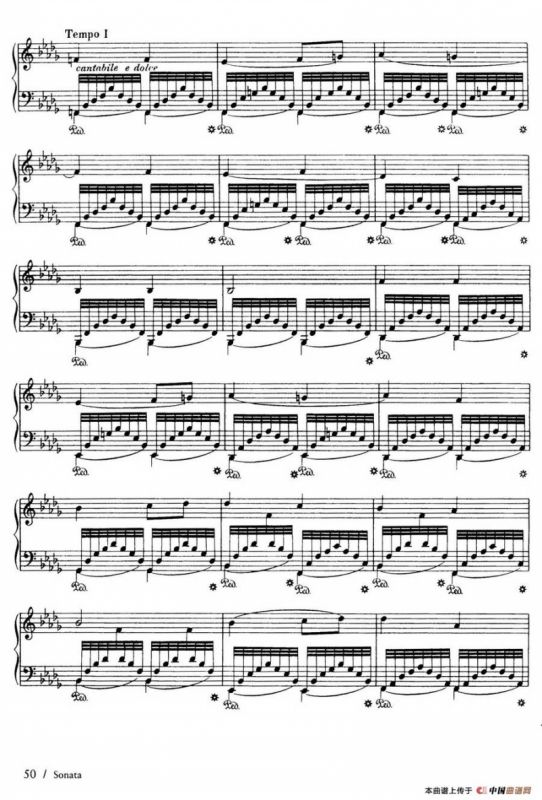 Piano Sonata in F Maj Op·12（F大调钢琴奏鸣曲·第二乐章）