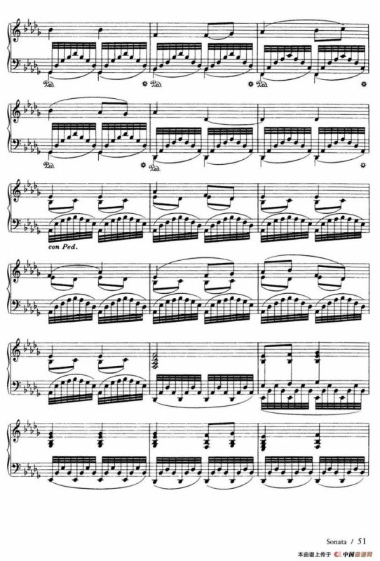 Piano Sonata in F Maj Op·12（F大调钢琴奏鸣曲·第二乐章）