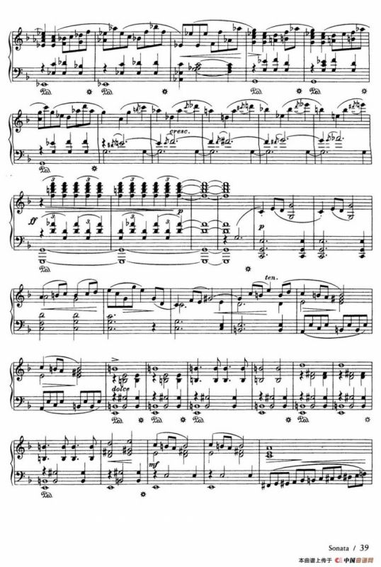 Piano Sonata in F Maj Op·12 （F大调钢琴奏鸣曲·第一乐章）