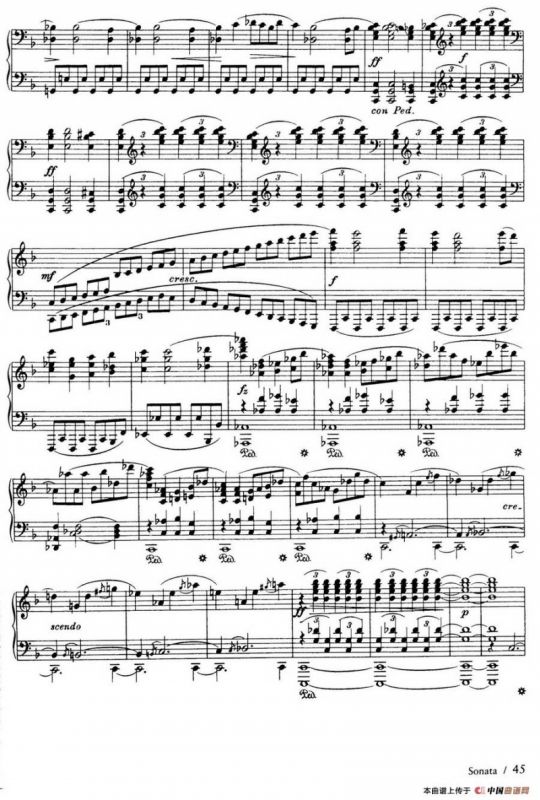 Piano Sonata in F Maj Op·12 （F大调钢琴奏鸣曲·第一乐章）