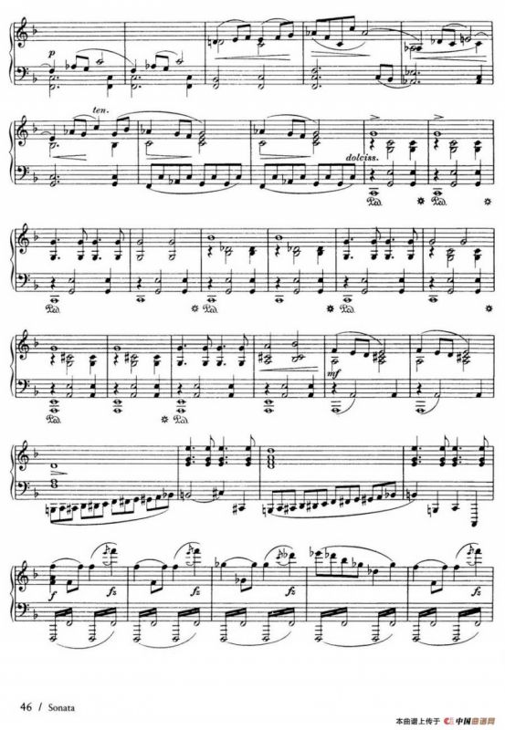 Piano Sonata in F Maj Op·12 （F大调钢琴奏鸣曲·第一乐章）