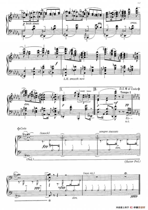 Three Dance Ptraits（3首舞蹈肖像·2）