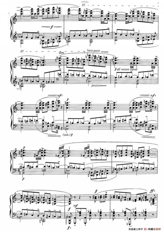 Three Dance Ptraits（3首舞蹈肖像·1）