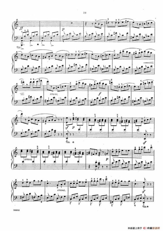 Album f the Young Op·62（12· 塔兰泰拉 Tarentelle，a小调）