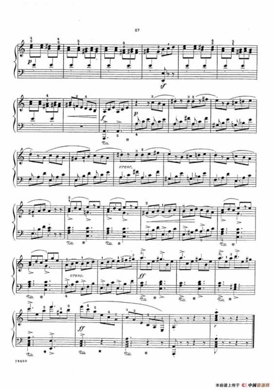 Album f the Young Op·62（12· 塔兰泰拉 Tarentelle，a小调）