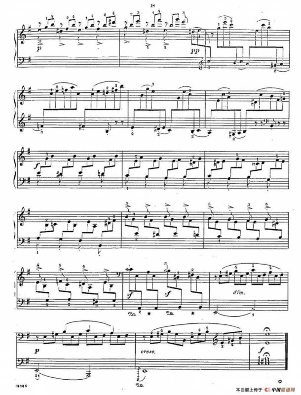 Album f the Young Op·62（8· 前奏曲 Praeludium，e小调）