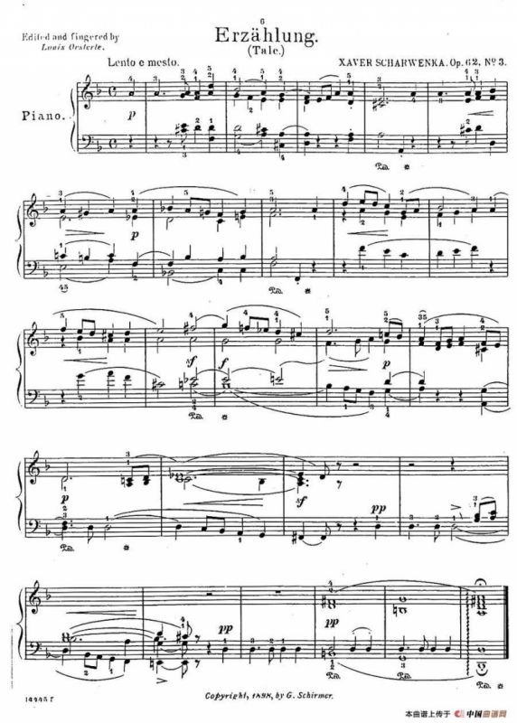 Album f the Young Op·62（3· 传说 Tale，d小调）