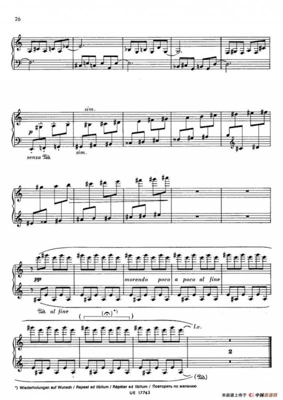 Notebook f Young People Op·59（为青少年而作的钢琴曲集·13）