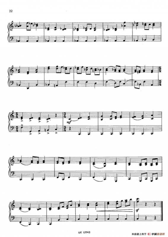 Notebook f Young People Op·59（为青少年而作的钢琴曲集·12）