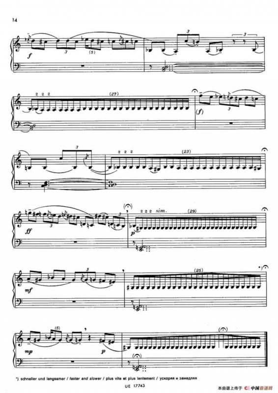 Notebook f Young People Op·59（为青少年而作的钢琴曲集·8）