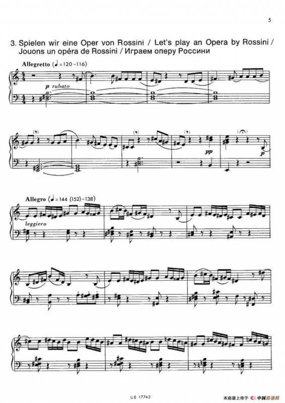 Notebook f Young People Op·59（为青少年而作的钢琴曲集·3）