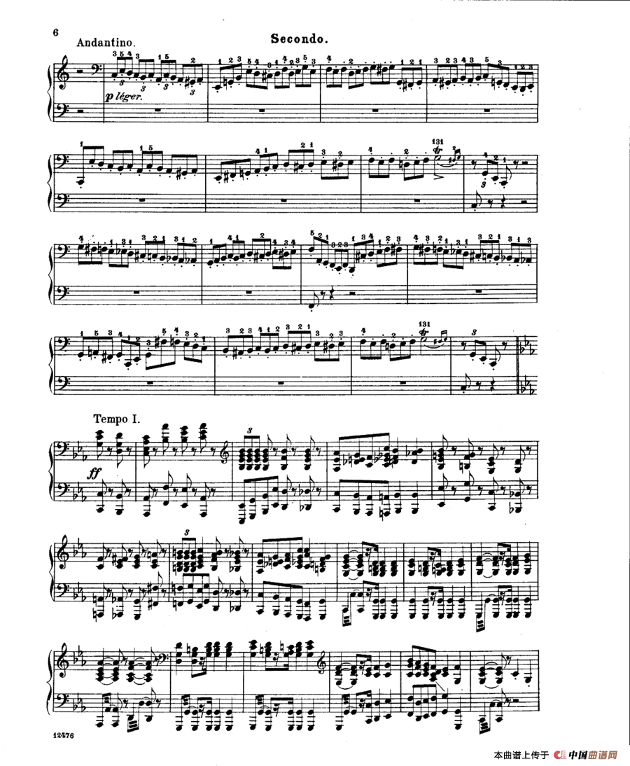 LArlesienne Suite No·1（阿莱城姑娘·第一组曲·四手联弹）