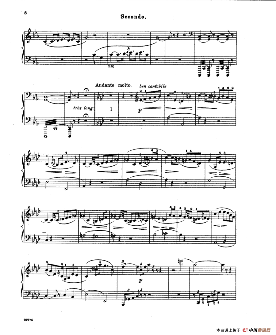 LArlesienne Suite No·1（阿莱城姑娘·第一组曲·四手联弹）