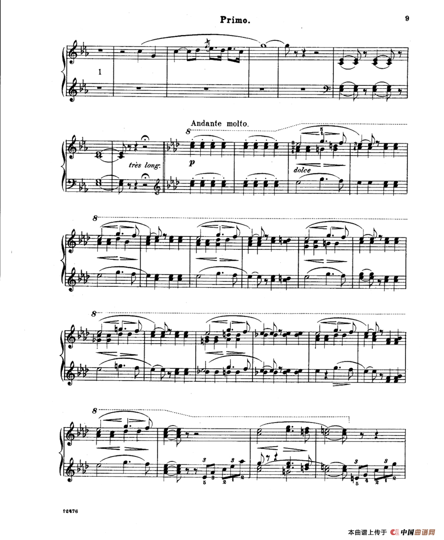 LArlesienne Suite No·1（阿莱城姑娘·第一组曲·四手联弹）