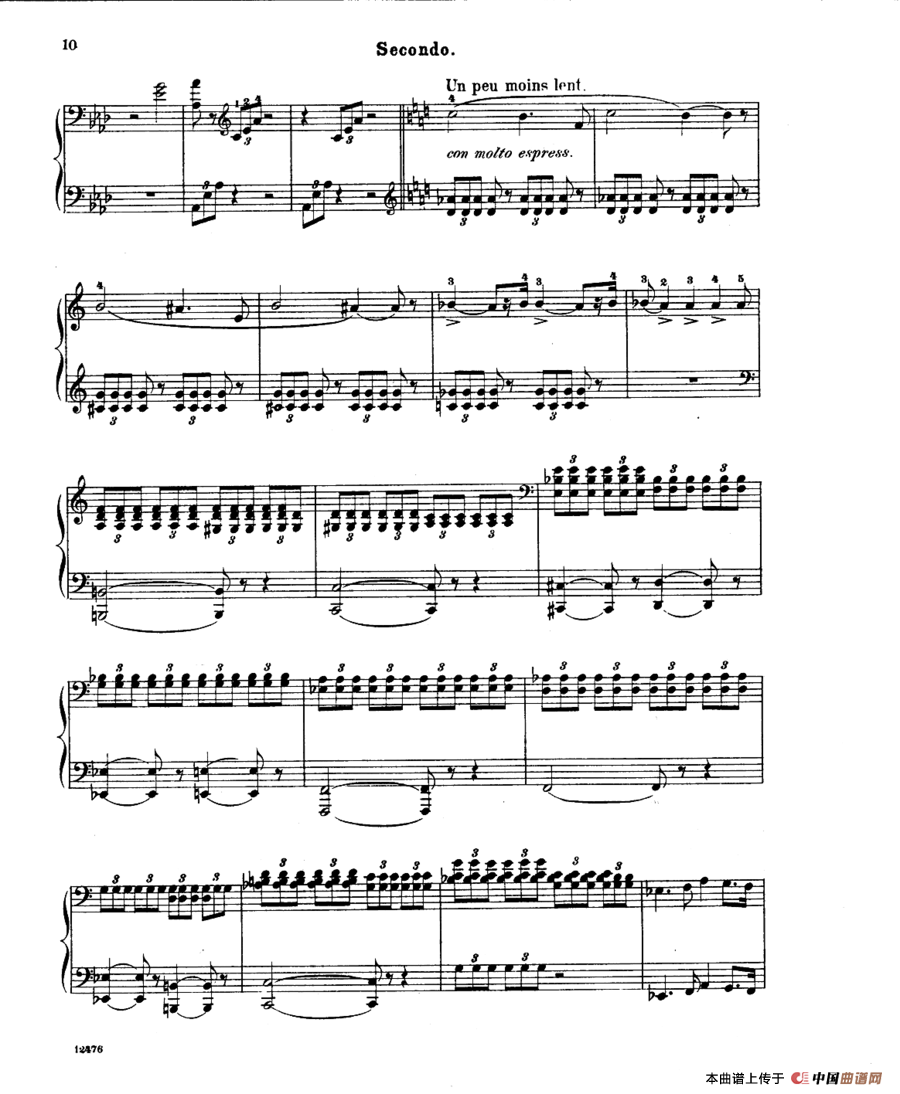 LArlesienne Suite No·1（阿莱城姑娘·第一组曲·四手联弹）