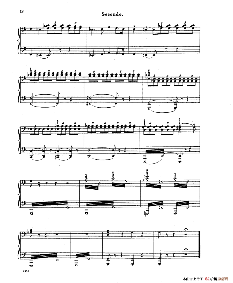 LArlesienne Suite No·1（阿莱城姑娘·第一组曲·四手联弹）