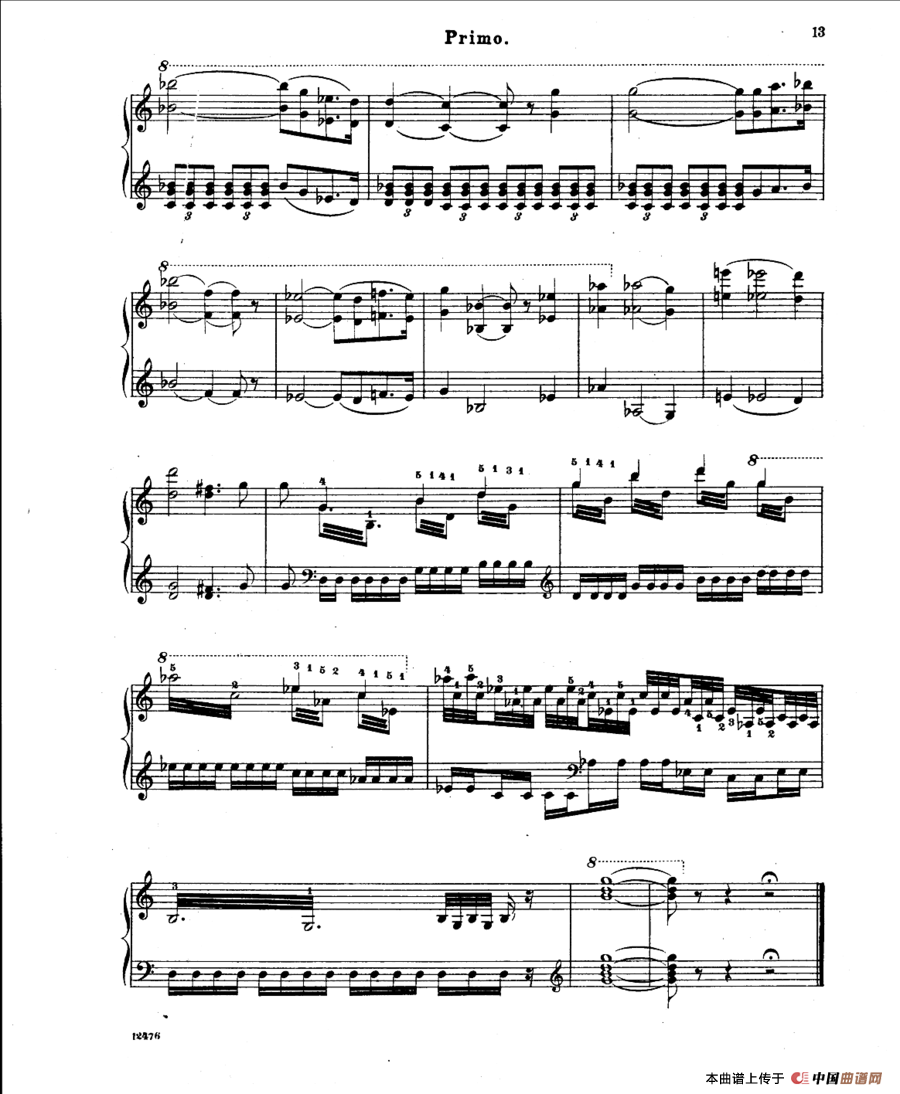 LArlesienne Suite No·1（阿莱城姑娘·第一组曲·四手联弹）