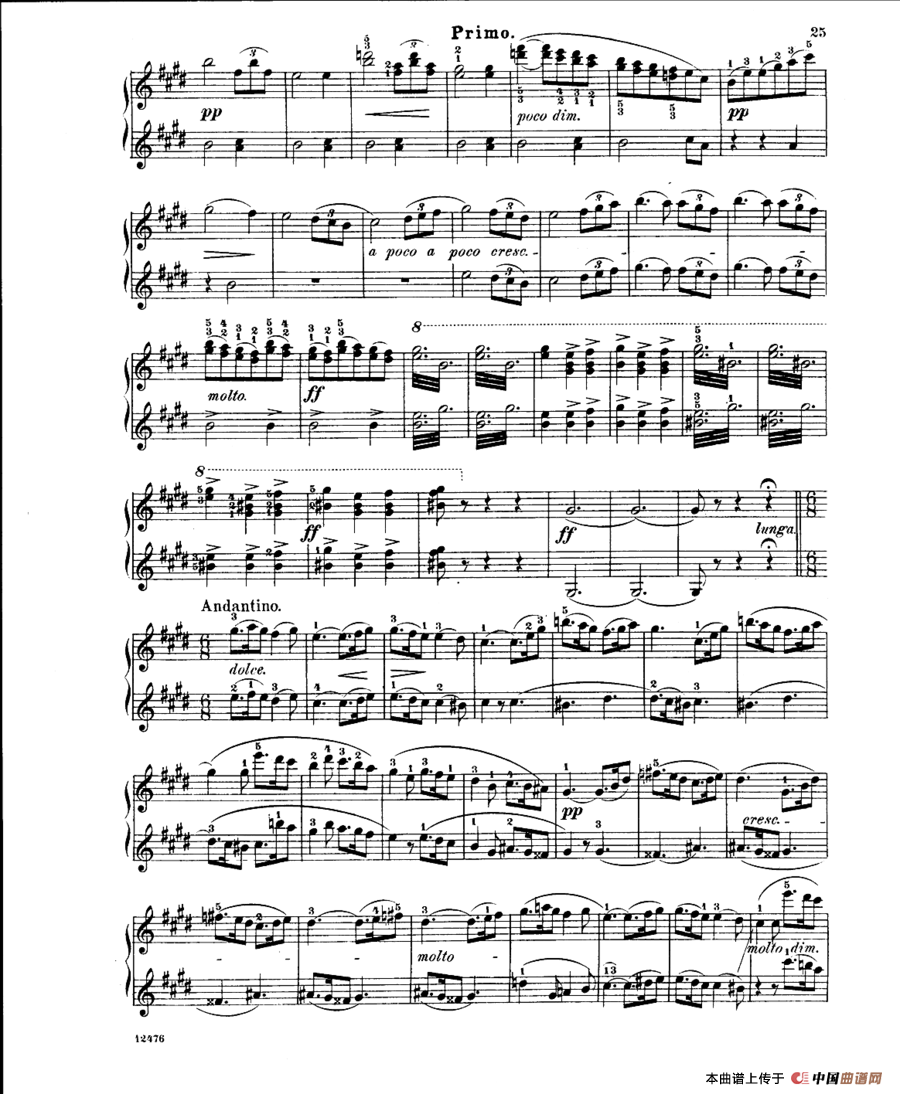 LArlesienne Suite No·1（阿莱城姑娘·第一组曲·四手联弹）