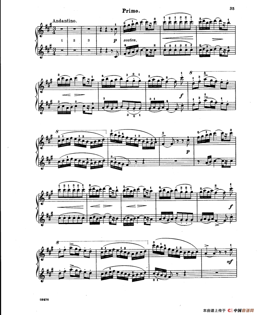 LArlesienne Suite No·2（阿莱城姑娘·第二组曲·四手联弹）