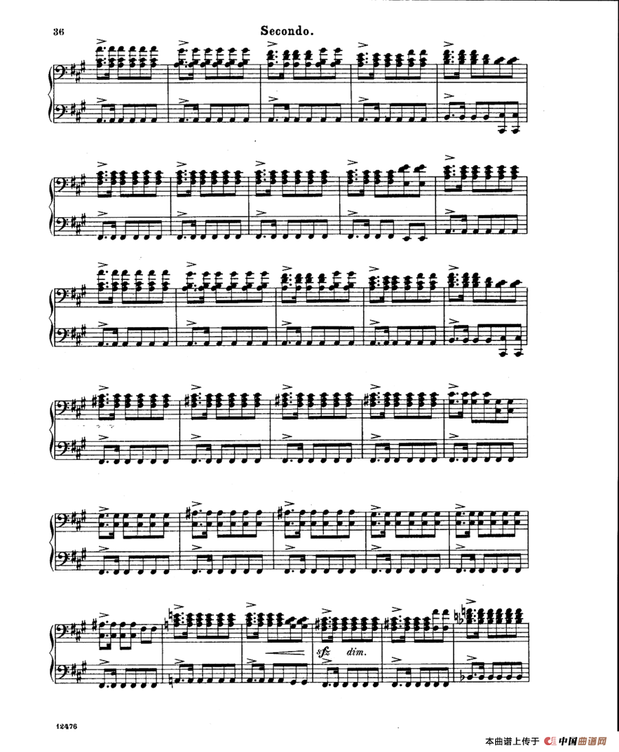 LArlesienne Suite No·2（阿莱城姑娘·第二组曲·四手联弹）