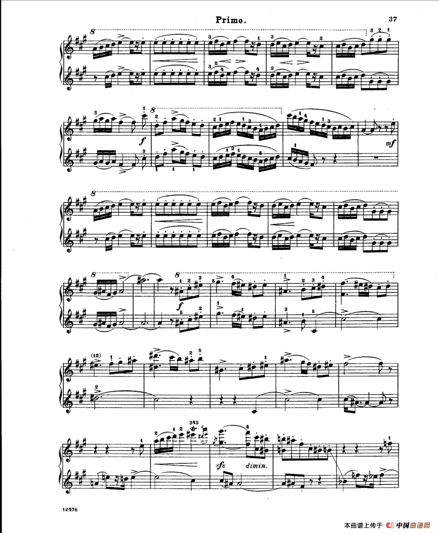 LArlesienne Suite No·2（阿莱城姑娘·第二组曲·四手联弹）