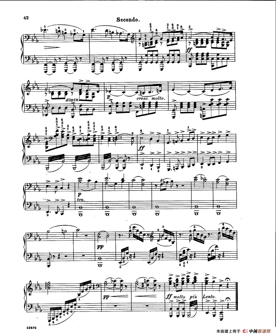 LArlesienne Suite No·2（阿莱城姑娘·第二组曲·四手联弹）