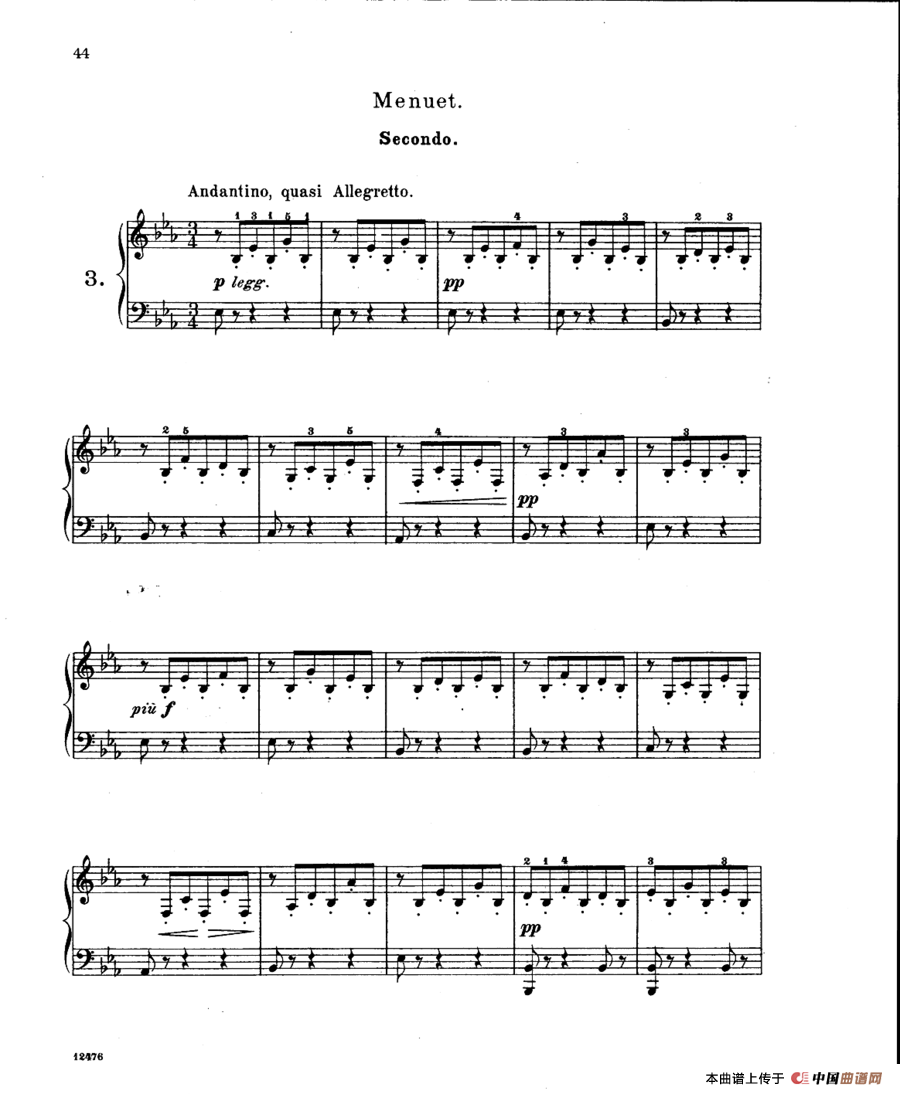 LArlesienne Suite No·2（阿莱城姑娘·第二组曲·四手联弹）