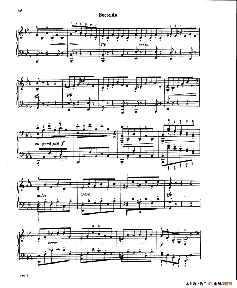 LArlesienne Suite No·2（阿莱城姑娘·第二组曲·四手联弹）