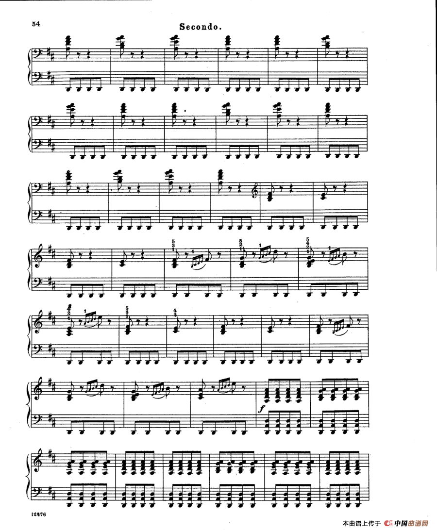 LArlesienne Suite No·2（阿莱城姑娘·第二组曲·四手联弹）