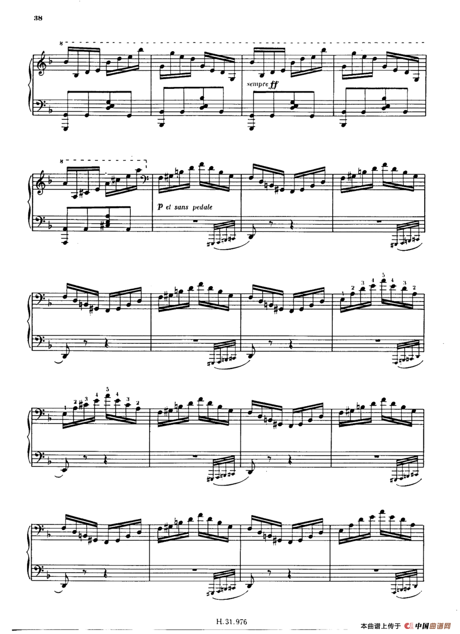 Le chemin de fer Op·27（d小调练习曲·铁路）