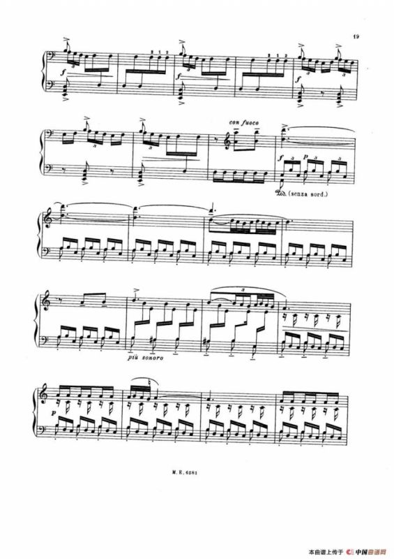 7 Canciones Populares Espanolas（七首西班牙民歌·7·钢琴独奏版）