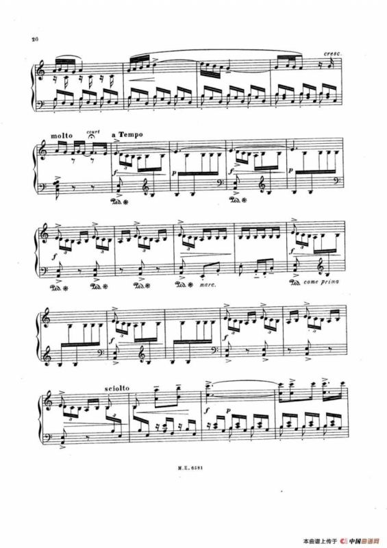 7 Canciones Populares Espanolas（七首西班牙民歌·7·钢琴独奏版）