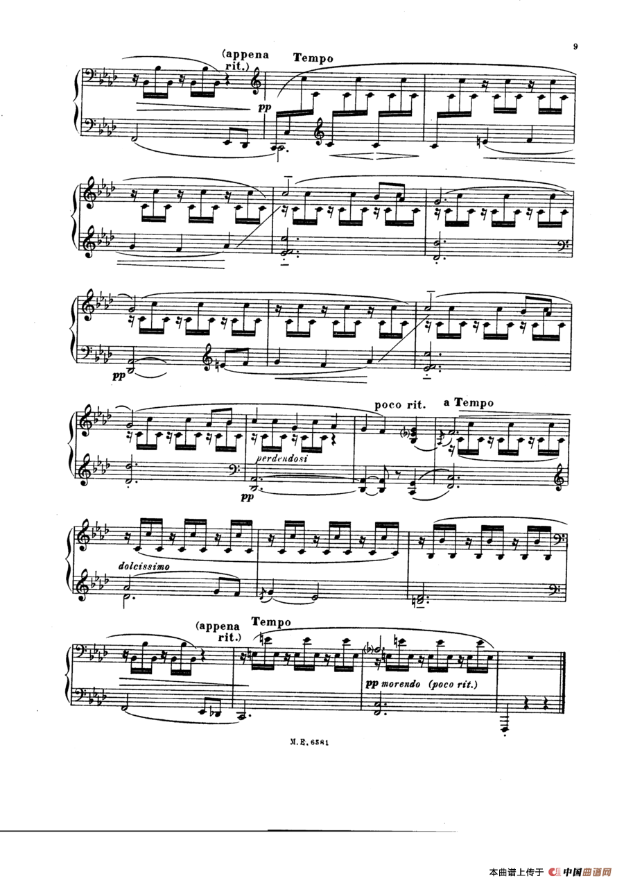 7 Canciones Populares Espanolas（七首西班牙民歌·3·钢琴独奏版）