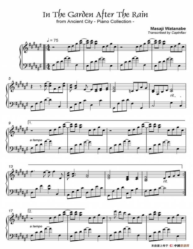 IN THE GARDEN AFTER THE RAIN（《京Ancient City》-9）